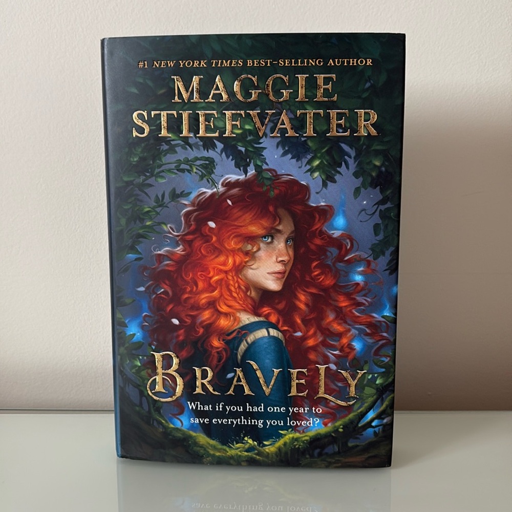 Hardcover Book Bravely by Maggie Stiefvater Disney Books YA Fantasy Retelling